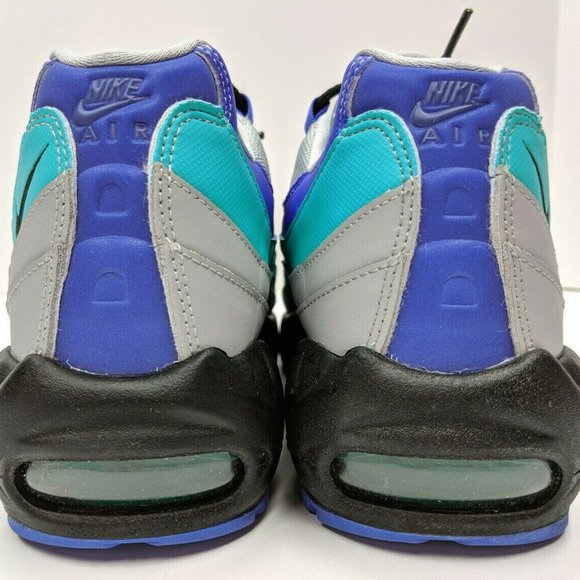 Nike Air Max 95 OG Grey Black Indigo Burst NIB - Picture 8 of 8